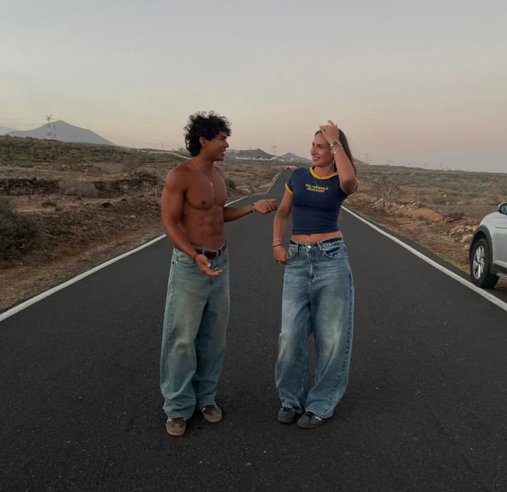 The Cross Baggy Jeans