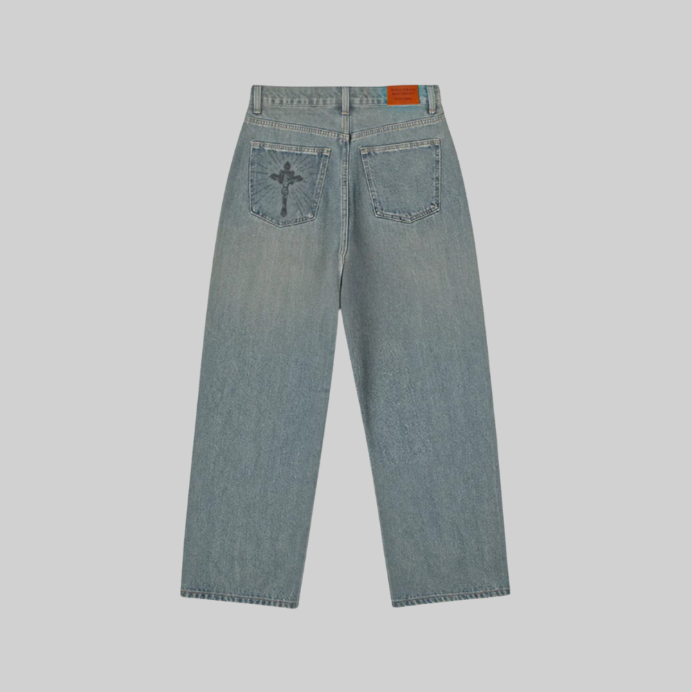 The Cross Baggy Jeans